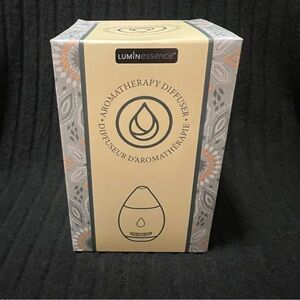 Luminess Aromatherapy Diffuser - White and Gray Pattern